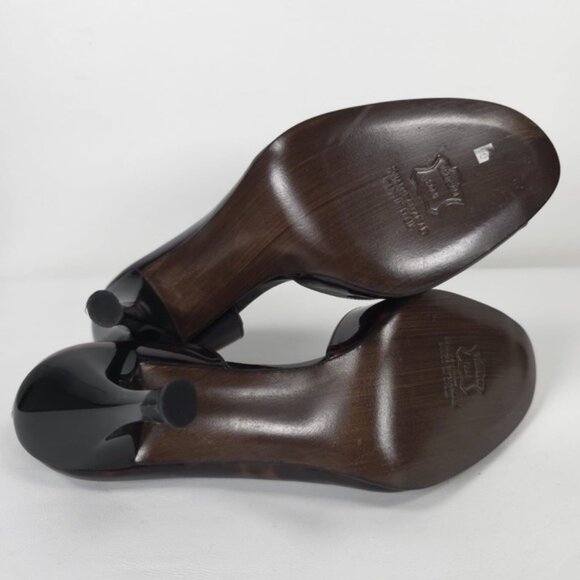 NWOB STUART WEITZMAN Made in Spain 🇪🇸 LEATHER TORTOISE Heels EW39209 Sz 9.5 M - Picture 16 of 16